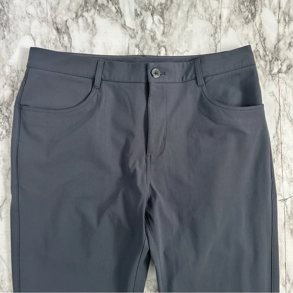 Vuori Men's 34 x30 Meta Pant Athletic performance Slim Fit V430-S Charcoal Grey - Picture 3 of 16